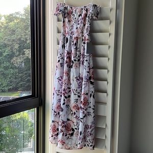 NWT J for Justify Romper dress with Long Skirt